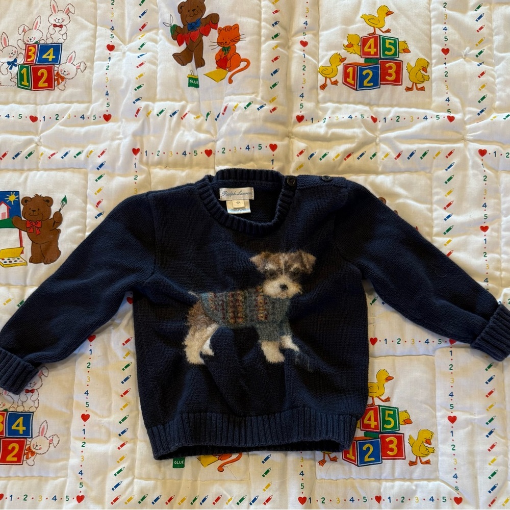 Ralph Lauren dog sweater